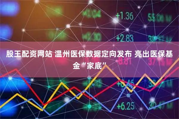 股王配资网站 温州医保数据定向发布 亮出医保基金“家底”